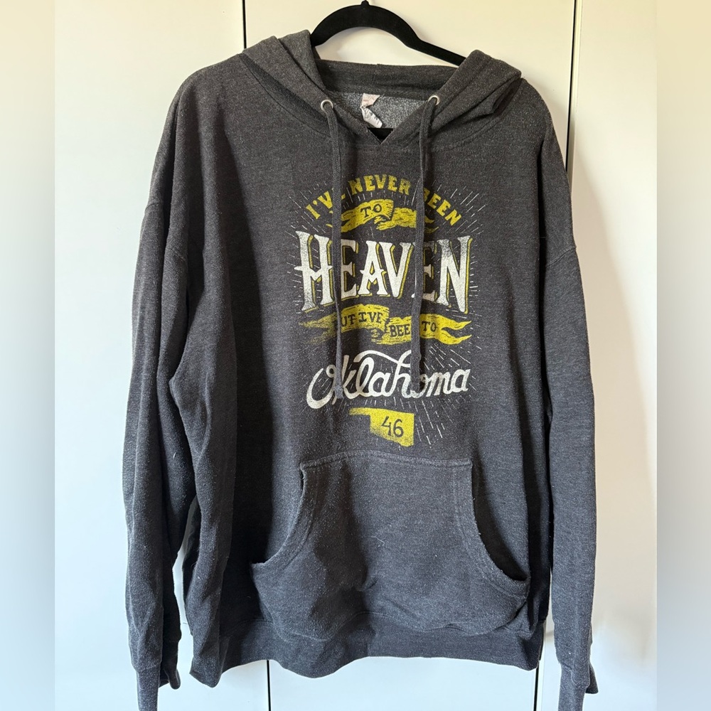 Gray Graphic Hoodie